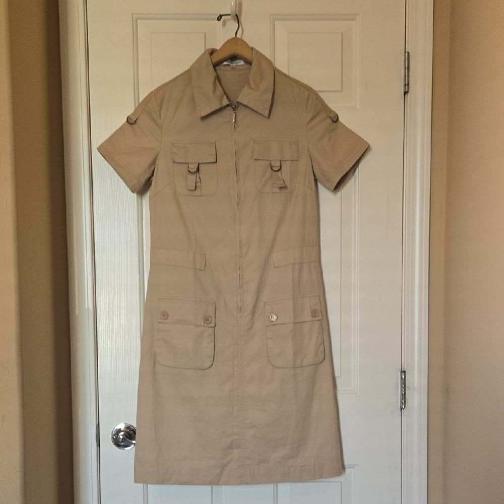 WANG MAO Sz XL Chinese UNIFORM STYLE Light LINEN Summer Khaki GREEN! TIMELESS